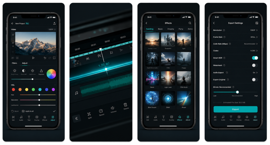 capcut interface